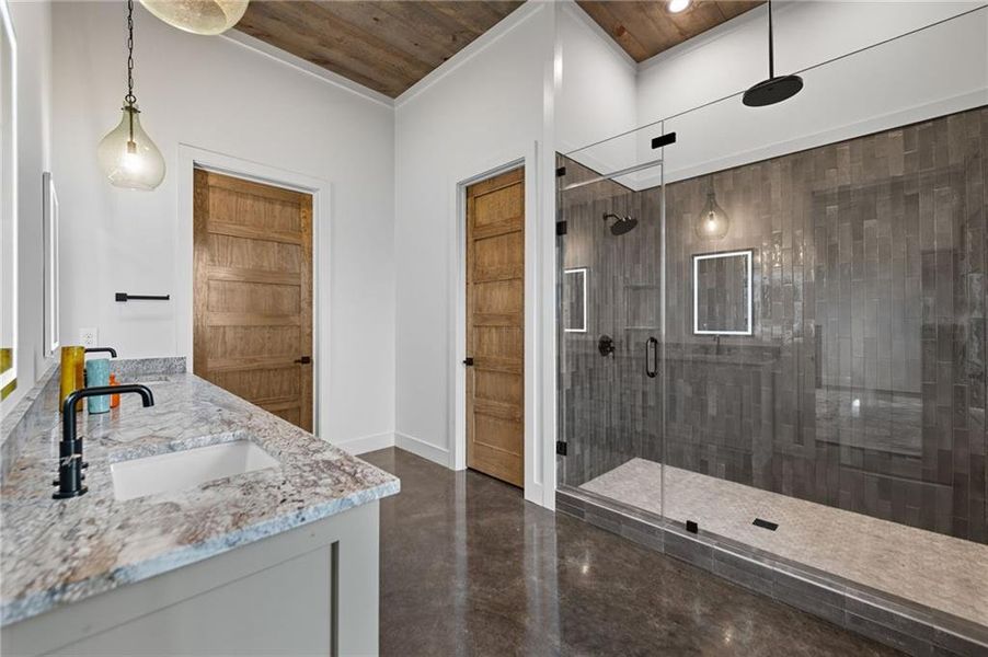 Furnished interior view inside a new home in , Mineral Bluff (Image 70).