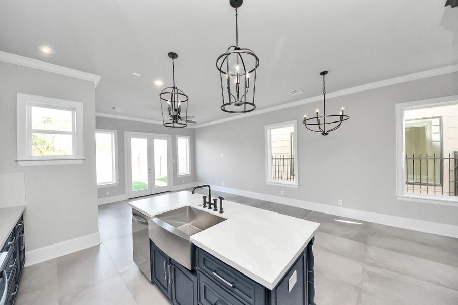 Furnished interior view inside a new home in , Houston (Image 15). Furnished interior view inside a new home in , Houston (Image 15).