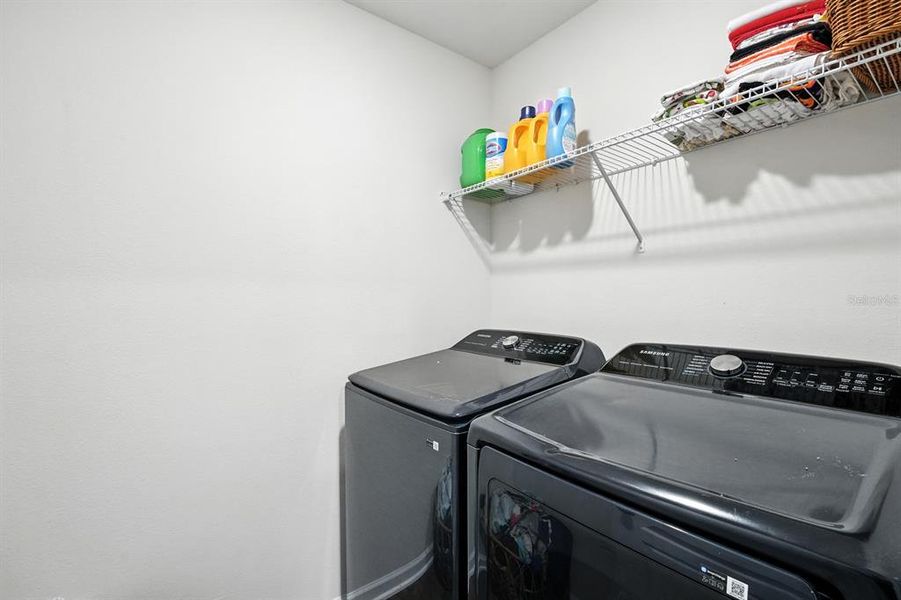 Inside Laundry room.
