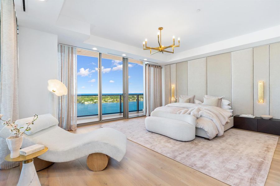 Furnished interior view inside a new home in , West Palm Beach (Image 26).