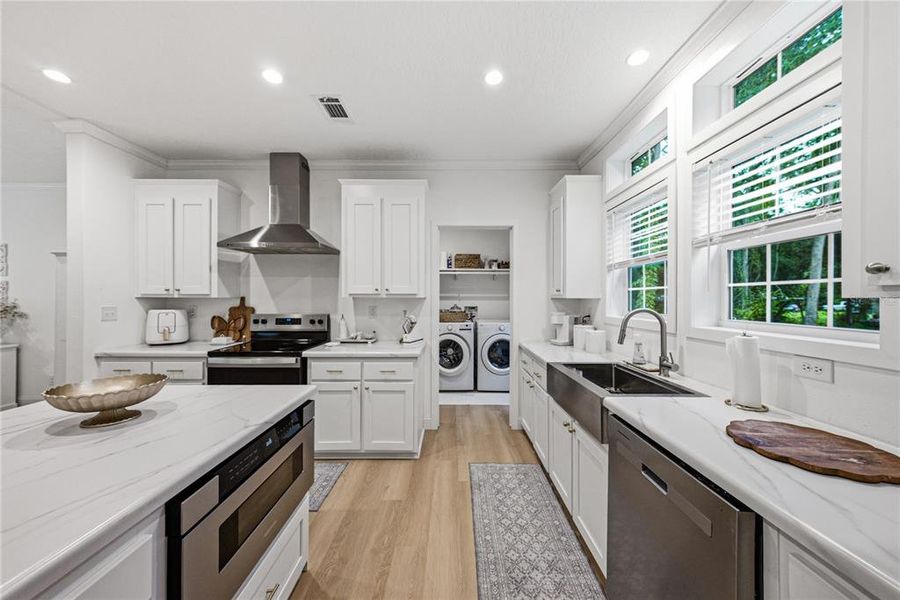 Furnished interior view inside a new home in , Webster (Image 8).