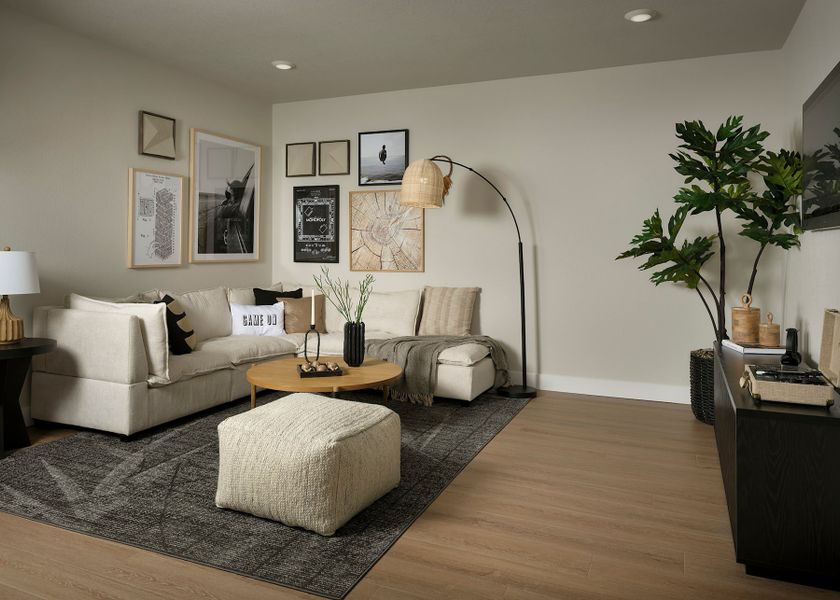 Representative furnished interior of a home built from the 2805 by Tri Pointe Homes in Painted Prairie, Aurora (Image 16).