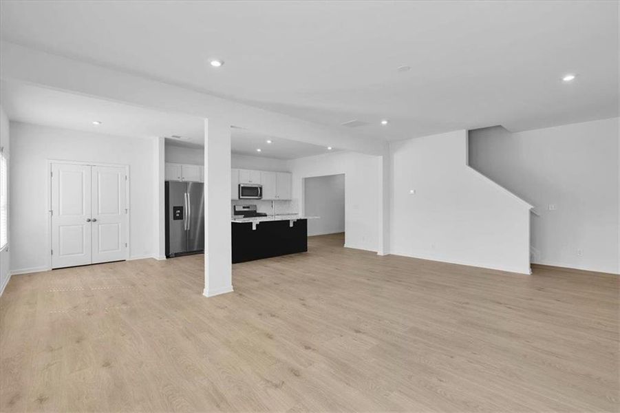 Spacious, unfurnished interior of a new home in Park Center Pointe, Austell (Image 18). Spacious, unfurnished interior of a new home in Park Center Pointe, Austell (Image 18).