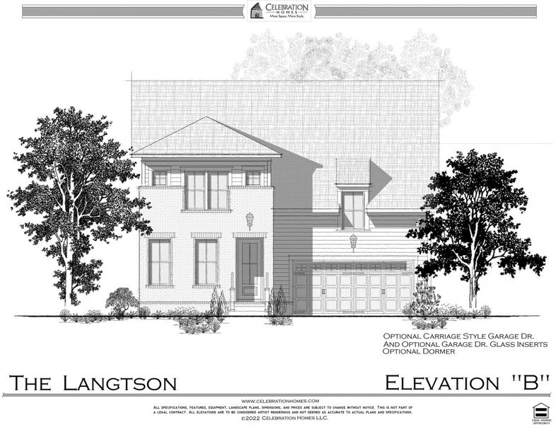 Representative rendering of the exterior for the Langston by Celebration Homes (Image 5).