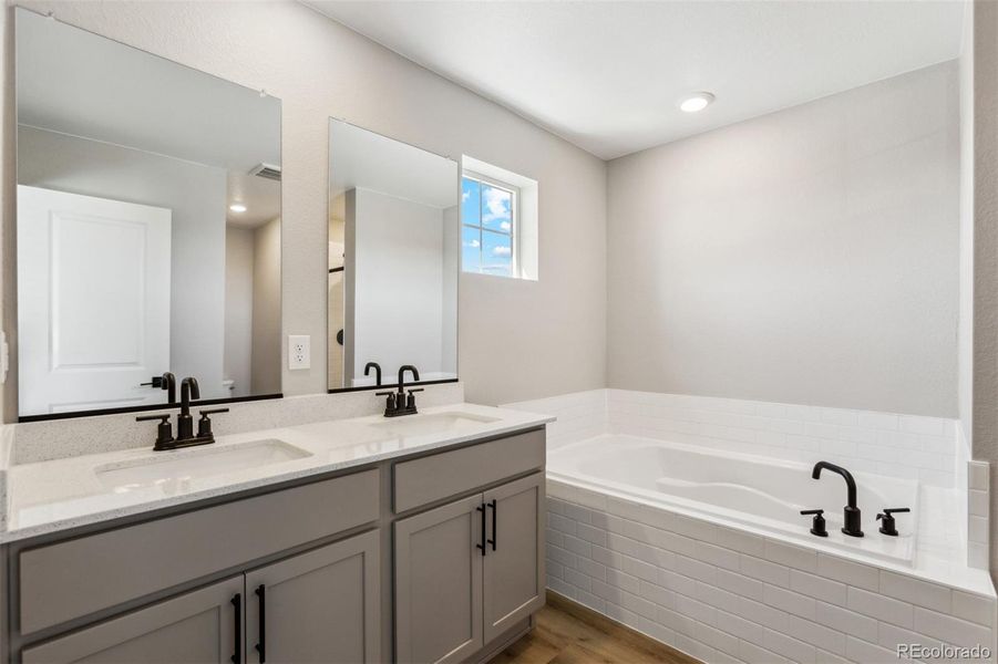 Furnished interior view inside a new home in , Commerce City (Image 13).