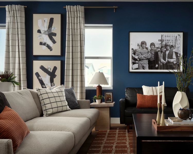 Representative furnished interior of a home built from the 2803 by Tri Pointe Homes in Painted Prairie, Aurora (Image 7).
