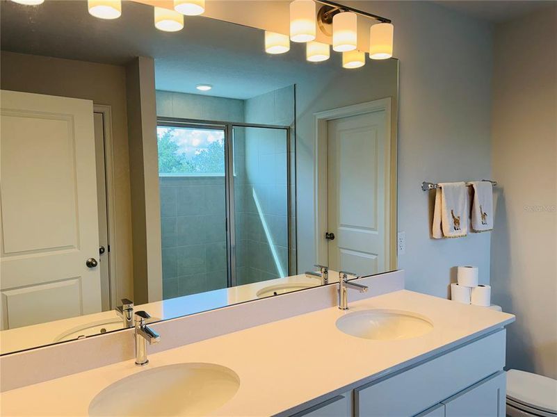 Furnished interior view inside a new home in , Harmony (Image 9).