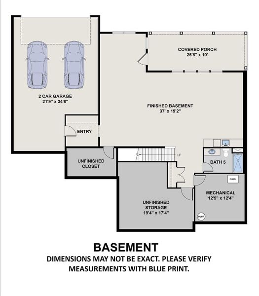 2D floor plan layout of this home in , Denver, NC (Image 3).