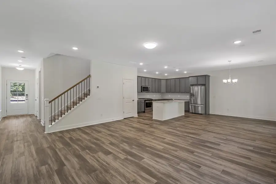 Representative unfurnished interior of a home built from the Adams by Center Park Homes in Central Estates, Summerville (Image 10).