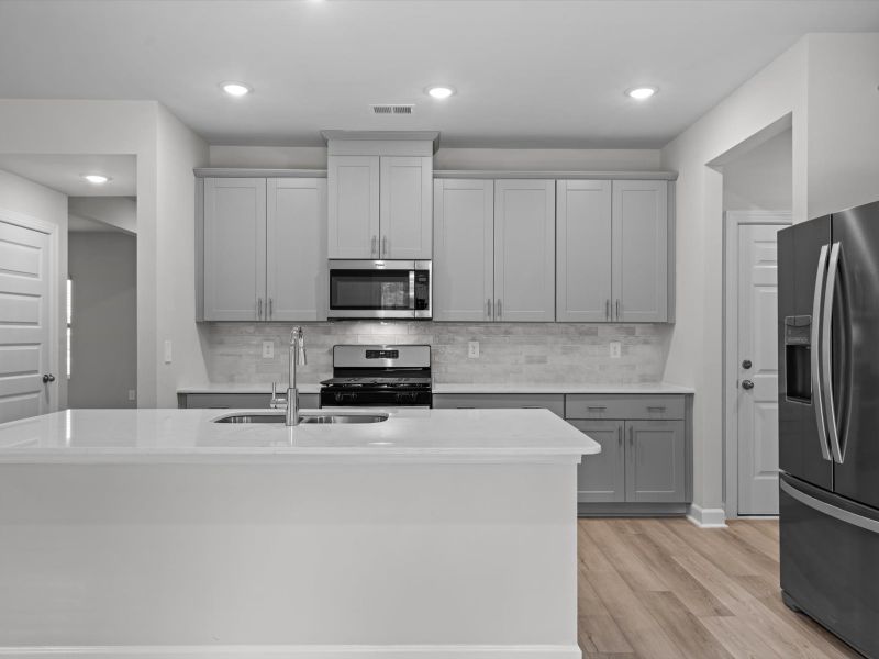 Furnished interior view inside a new home in Creek Ridge - Signature Collection, Spartanburg (Image 3). Furnished interior view inside a new home in Creek Ridge - Signature Collection, Spartanburg (Image 3).
