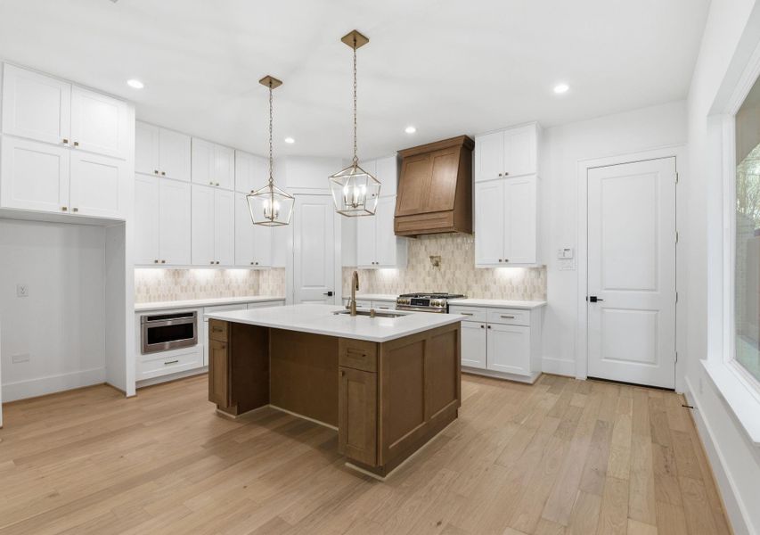 Furnished interior view inside a new home in , Houston (Image 8).