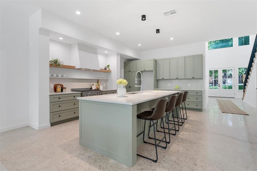 Furnished interior view inside a new home in , River Oaks (Image 13).