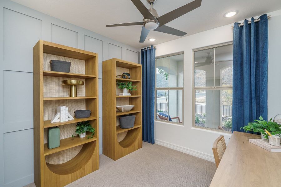 Furnished interior view inside a new home in The Ridge at Sienna Hills, Buckeye (Image 11).