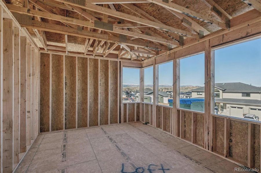 In-progress construction of a new home in , Louisville, CO (Image 28).