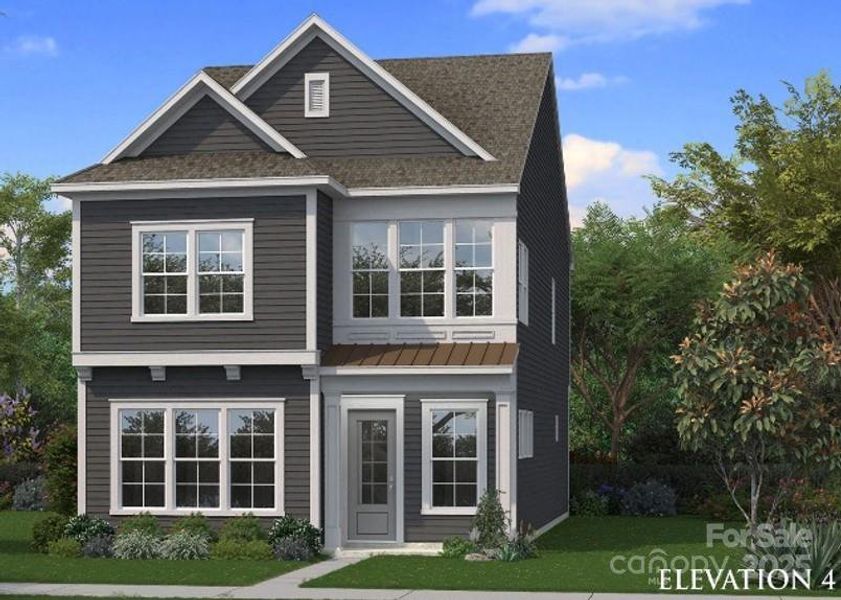 Front exterior of a new home in Miller Farm, Pineville, NC, highlighting curb appeal (Image 1). Front exterior of a new home in Miller Farm, Pineville, NC, highlighting curb appeal (Image 1).