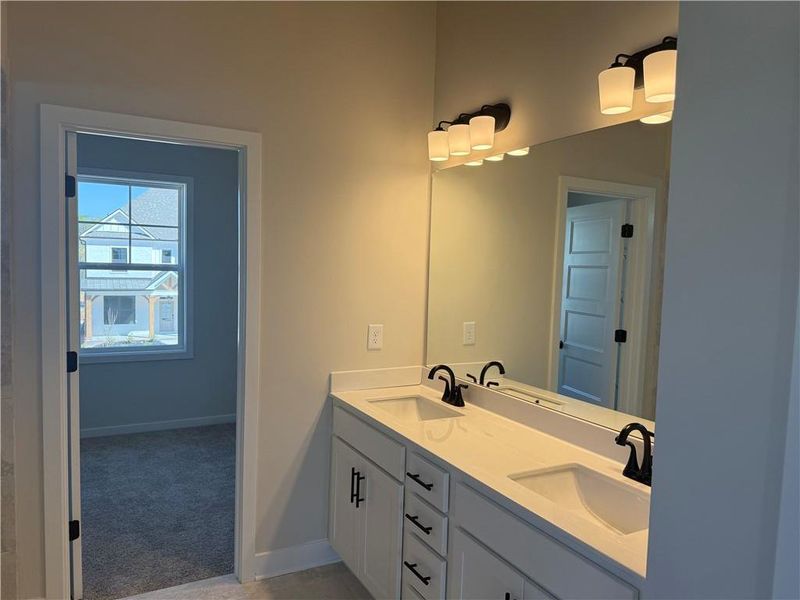 Furnished interior view inside a new home in Rosewood Lake Estates, Hoschton (Image 5).