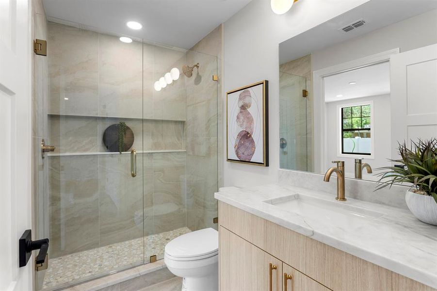 Furnished interior view inside a new home in , Tampa (Image 12).