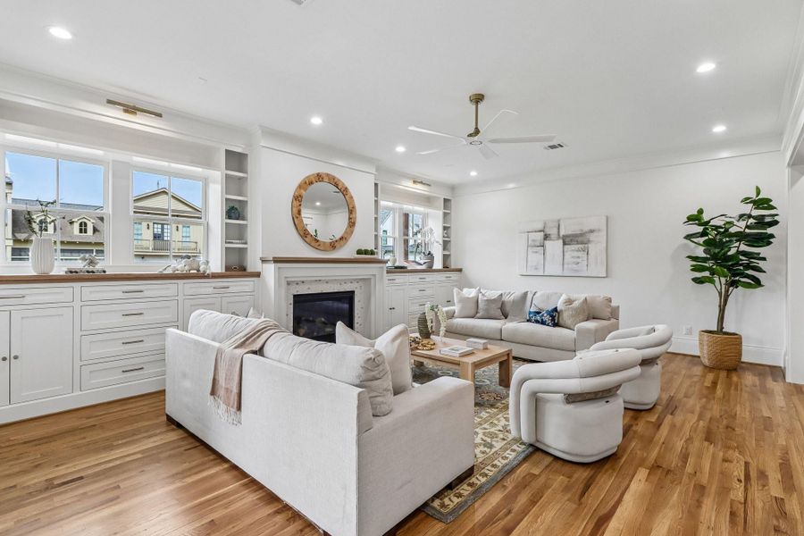 Furnished interior view inside a new home in , Houston (Image 42).