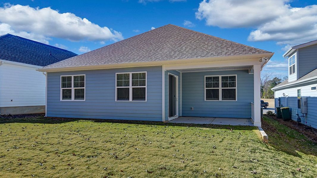 Exterior details and patio area of a home in Cross Creek, Lexington (Image 23).