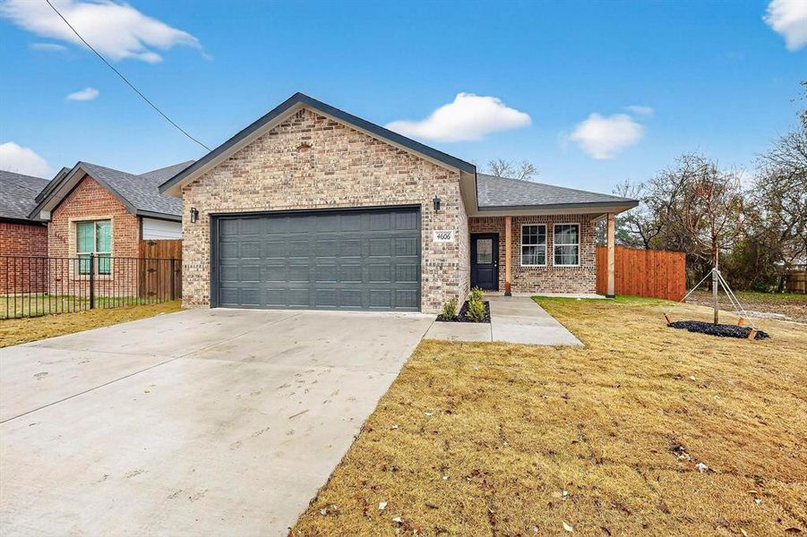 Front exterior of a new home in , Dallas, TX, highlighting curb appeal (Image 2). Front exterior of a new home in , Dallas, TX, highlighting curb appeal (Image 2).