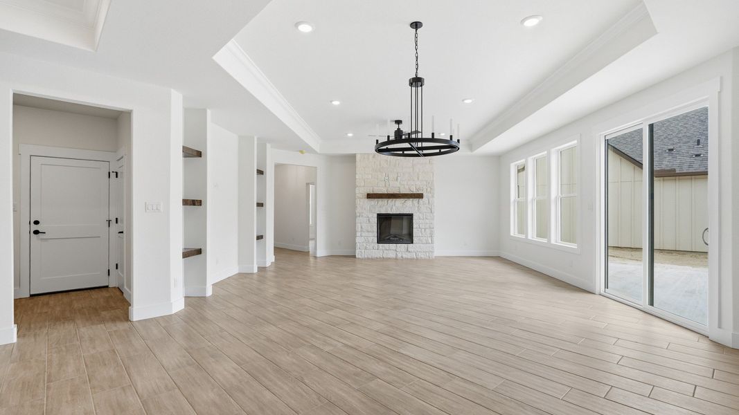 Spacious, unfurnished interior of a new home in Lakeside at Millican Reserve, College Station (Image 16).