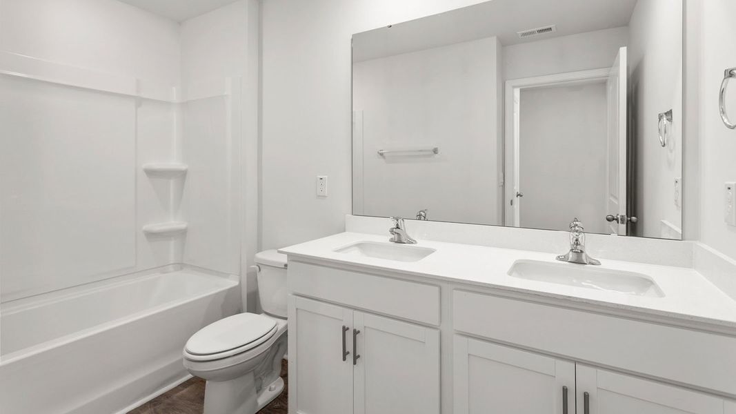 Furnished interior view inside a new home in Aspen Place, Thomasville (Image 8).