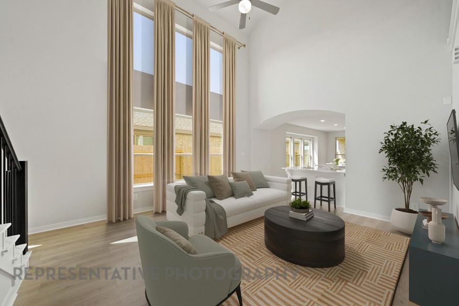 Family Room - Virtually Staged Family Room - Virtually Staged