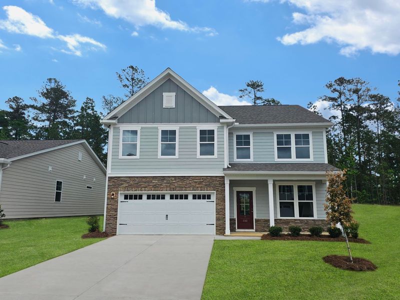Representative exterior photo of a completed home built from the The Kershaw by Stanley Martin Homes in Riverside Ridge, Lawrenceville, GA (Image 110).