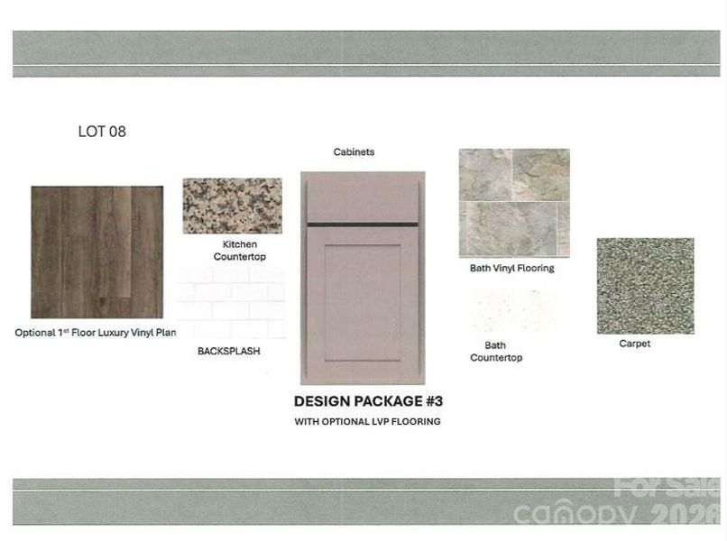 *Representative Photo* Interior Style board