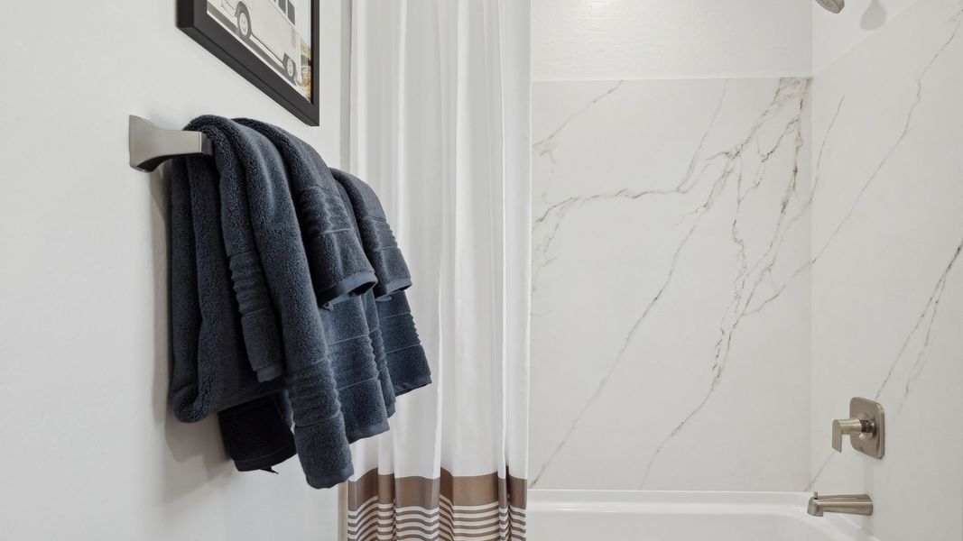 Representative interior finishes for a home built from the Mirage by D.R. Horton in The Buttes at Mystic, Peoria (Image 23).