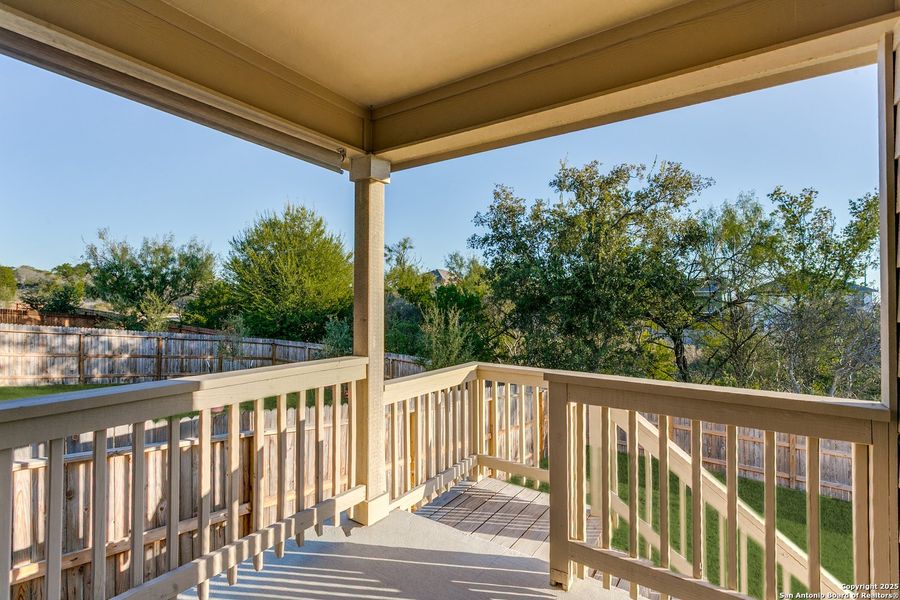 Exterior details and patio area of a home in The Canyons at Amhurst, San Antonio (Image 4). Exterior details and patio area of a home in The Canyons at Amhurst, San Antonio (Image 4).