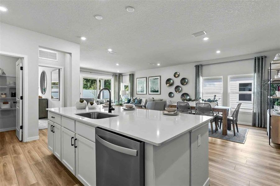 Furnished interior view inside a new home in The Cypress Series at Reserve East, Flagler Beach (Image 3).