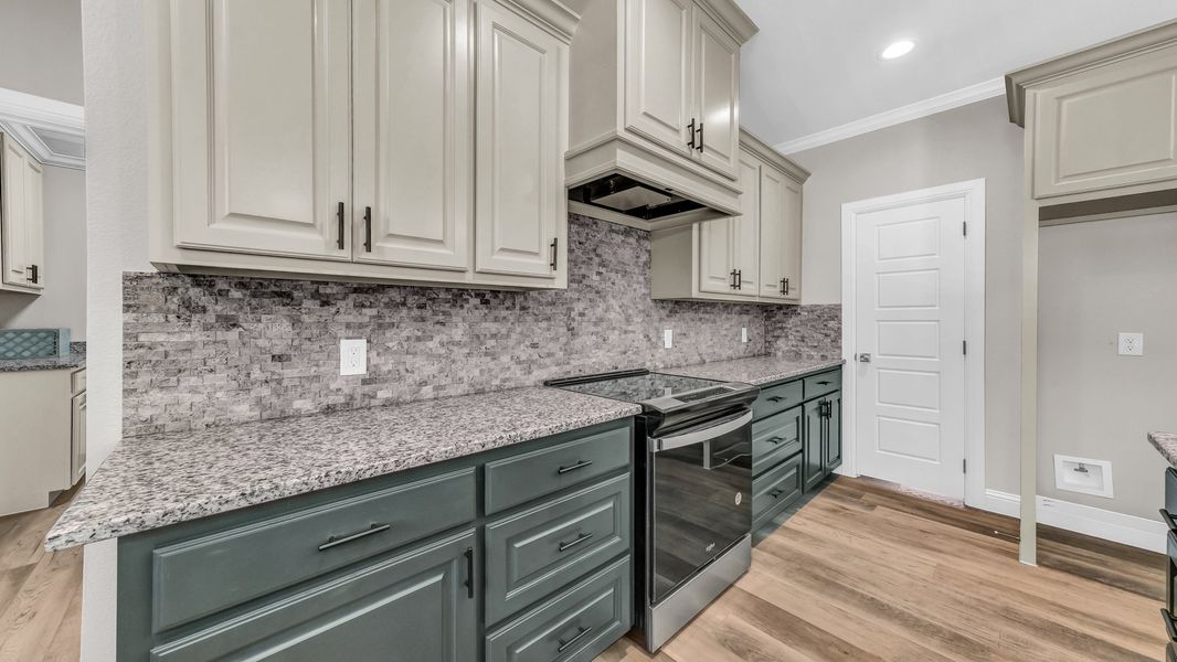 Furnished interior in a model home at Saddle Crest Estates in Weatherford (Image 18).