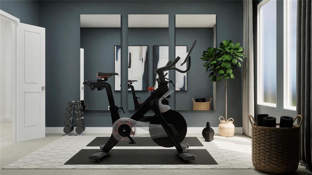 Furnished interior view inside a new home in , Pilot Point (Image 17).