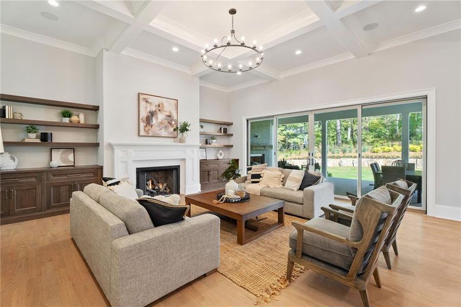 Furnished interior view inside a new home in , Milton (Image 16).