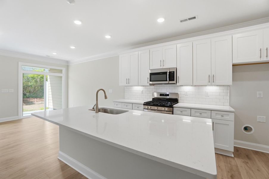 Furnished interior view inside a new home in Harrisburg Village Townhomes, Harrisburg (Image 13).