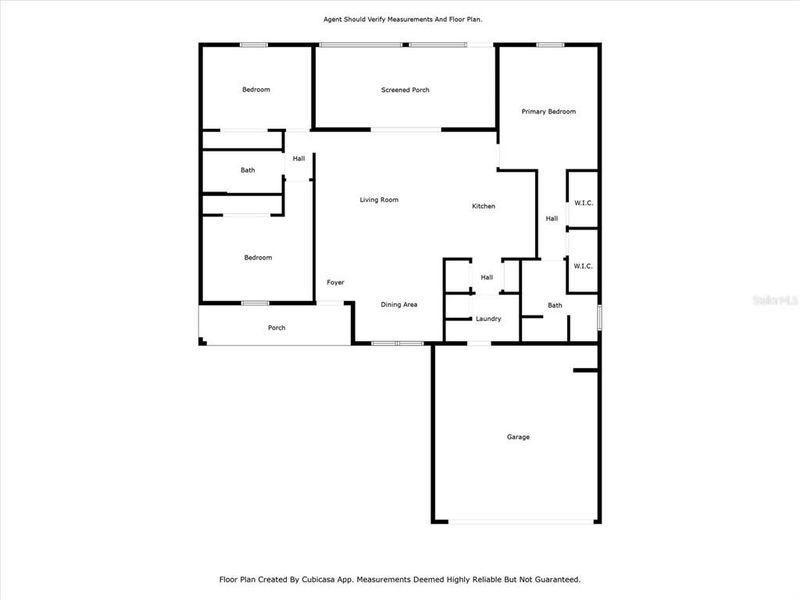 2D floor plan layout of this home in , North Port, FL (Image 3).