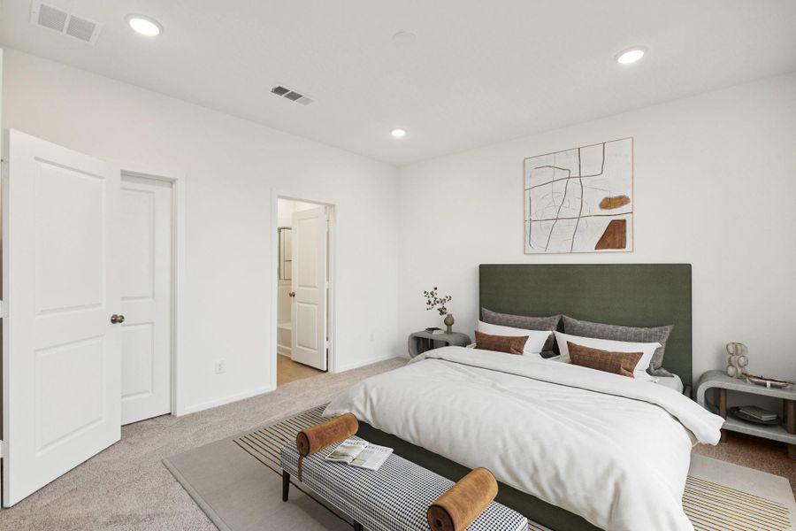 Furnished interior view inside a new home in Montgomery Bend, Montgomery (Image 10).