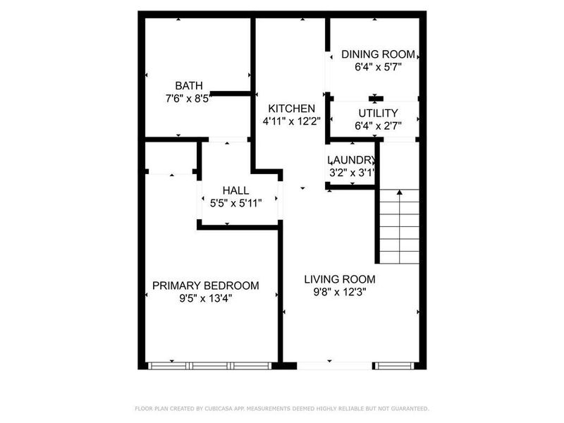 2D floor plan layout of this home in , Union City, GA (Image 4).