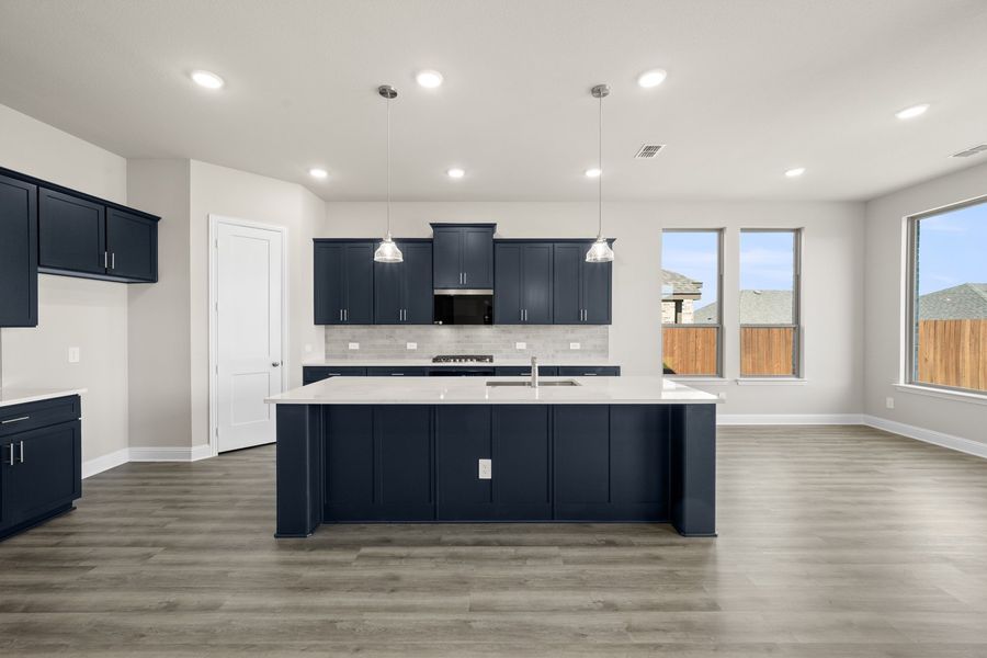 Furnished interior view inside a new home in The Oaks, Red Oak (Image 8). Furnished interior view inside a new home in The Oaks, Red Oak (Image 8).