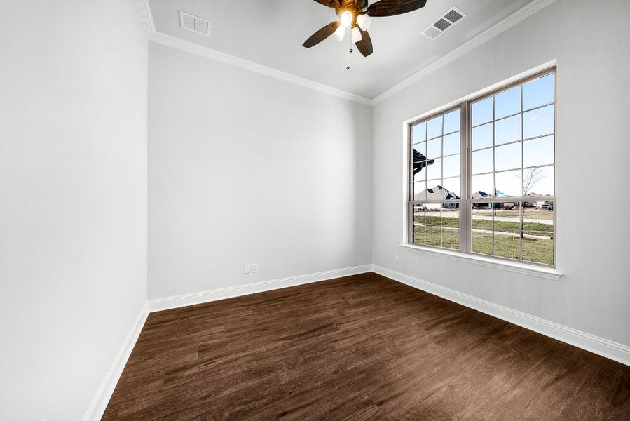 Spacious, unfurnished interior of a new home in Creekview Farms, Greenville (Image 18). Spacious, unfurnished interior of a new home in Creekview Farms, Greenville (Image 18).