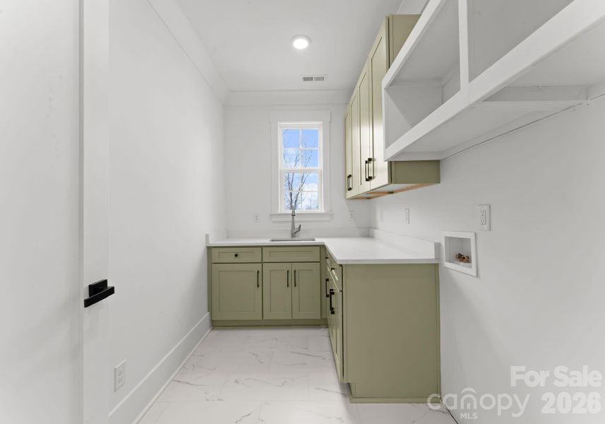 Furnished interior view inside a new home in , Charlotte (Image 17).