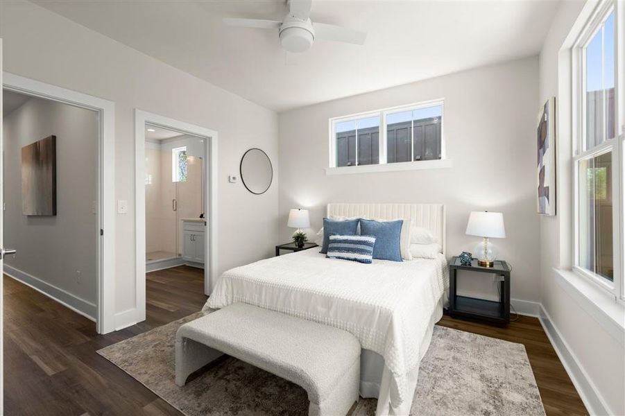 Furnished interior view inside a new home in , Atlanta (Image 39). Furnished interior view inside a new home in , Atlanta (Image 39).