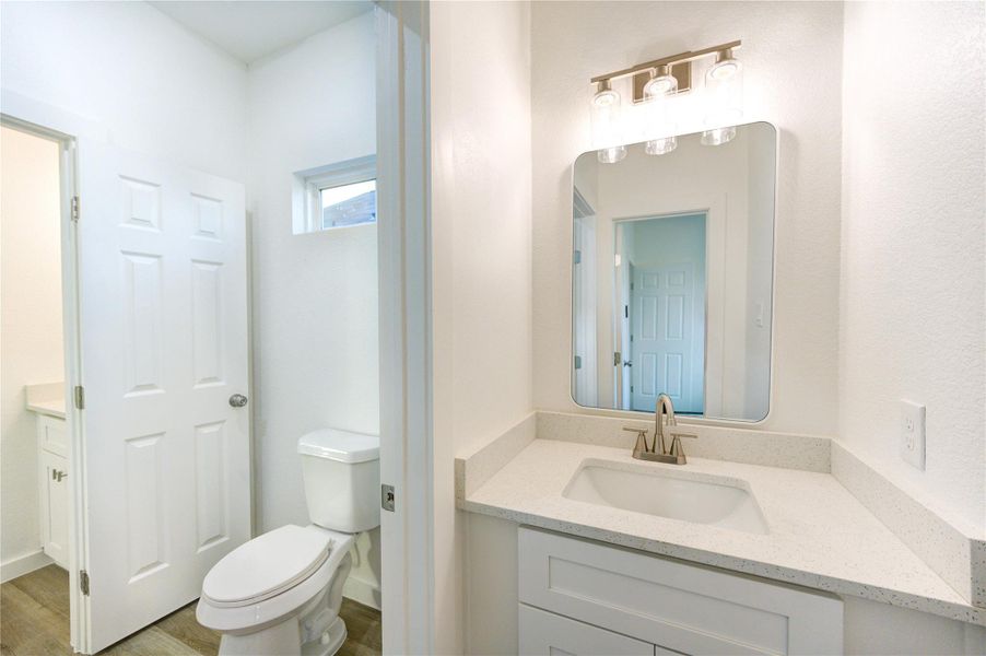 Furnished interior view inside a new home in , Cleveland (Image 11).