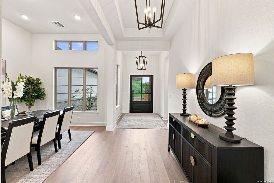 Furnished interior view inside a new home in Shavano Highlands, San Antonio (Image 9).