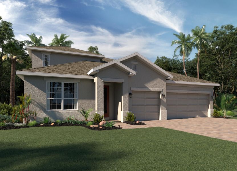 Elevation 2 with Optional Bonus Room - Emerson Premier by Landsea Homes