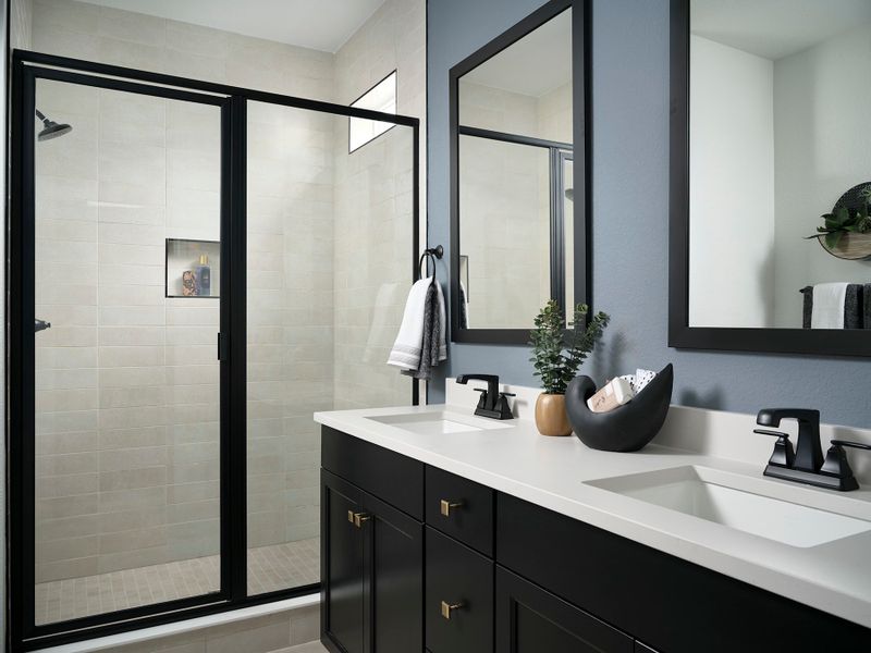 Representative furnished interior of a home built from the 2 by Tri Pointe Homes in Sugar Mill Village, Longmont (Image 8).