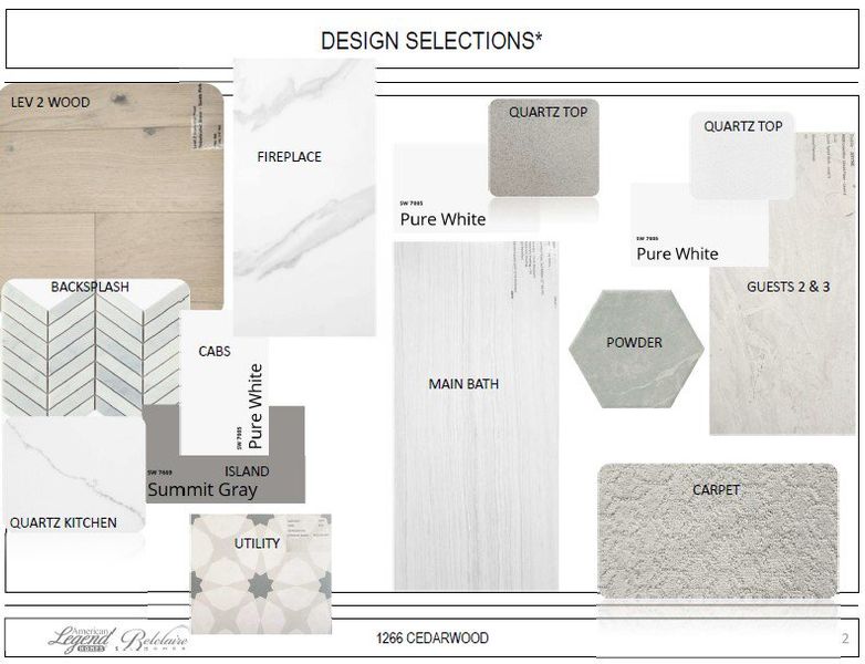Representative photo of design selections for 1266 Cedarwood