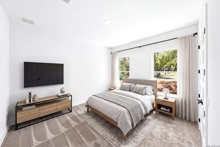 Furnished interior view inside a new home in , Spring Branch (Image 20).
