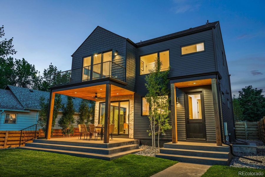 Front exterior of a new home in , Louisville, CO, highlighting curb appeal (Image 19).